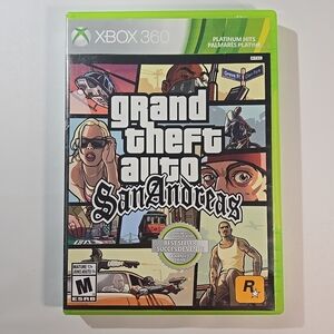 Grand Theft Auto: San Andreas for Microsoft Xbox 360 - Green Case